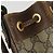 Gucci Borsa GG Supreme Web Sherry Line PVC Beige Oro 41 02 034 Auth 156424 D'oro - vista 17