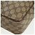 Borsa Gucci GG Supreme Web Sherry Line in PVC beige e oro 904 02 064 Auth bs32049 D'oro - vista 19