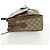 Borsa Gucci GG Supreme Web Sherry Line in PVC beige e oro 904 02 064 Auth bs32049 D'oro - vista 3