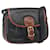 Céline Borsa a Spalla in Pelle Nera e Oro Auth BA9422 Nero D'oro
