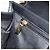Bolsa de ombro Gancini Chain em couro preto e dourado Auth 159360 da Salvatore Ferragamo - vista 20