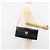 Bolsa de ombro Gancini Chain em couro preto e dourado Auth 159360 da Salvatore Ferragamo - vista 22