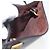 Valentino Borsa a Spalla in Pelle Marrone Oro Auth BA9280V D'oro - vista 18