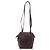 PRADA Borsa a Spalla con Catena Pelle Plastica Marrone Oro Auth 160295 D'oro - vista 13