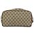 GUCCI GG Supreme Clutch Bag PVC Beige Auth 160464 - vista 2