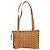 Borsa Tote MCM Logogram Vicetos PVC Marrone Oro Auth gh1461 D'oro - vista 2