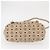 Borsa tote Vicetos Logogram MCM in pelle PVC 2 in 1 beige oro Auth ka1395 D'oro - vista 5