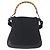 Bolsa de mão GUCCI Bamboo GG Canvas 2way Preto Prata 001 4095 Auth 159780 - vista 13