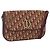 Borsa a Spalla in Tela Trotter Christian Dior PVC Rosso Oro Auth 159229