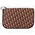 Borsa a Spalla in Tela Trotter Christian Dior PVC Rosso Oro Auth 159229 - vista 2