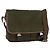 PRADA Schultertasche Nylon Khaki Silber Authentisch bs31899