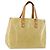 LOUIS VUITTON Monogram Vernis Reade PM Borsa a Mano Beige M91334 LV Auth 159221