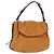 Borsa a Spalla in Pelle MCM Vicetos Logogram Marrone Oro Auth gh1463 D'oro