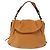 Borsa a Spalla in Pelle MCM Vicetos Logogram Marrone Oro Auth gh1463 D'oro - vista 13