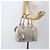 FENDI Zucchino Canvas Handtasche Silber Auth 160139 - Ansicht 23