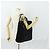 Borsa a Mano Gucci GG Canvas Sherry Line Nera 123439 Auth SW1801 Nero - vista 20