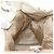PRADA Tote Bag aus Canvas und Leder Beige Silber Authentisch 160268 - Ansicht 19