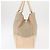 PRADA Tote Bag aus Canvas und Leder Beige Silber Authentisch 160268 - Ansicht 3