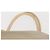 PRADA Tote Bag aus Canvas und Leder Beige Silber Authentisch 160268 - Ansicht 8
