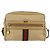 Gucci Bolsa de Ombro Web Sherry Line Nylon Bege Dourado Vermelho 010 378 Auth 159085 - vista 13