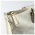 Borsa GUCCI GG Supreme in pelle PVC bianca e oro 190259 Auth 159013 Bianco D'oro - vista 18