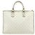 Borsa GUCCI GG Supreme in pelle PVC bianca e oro 190259 Auth 159013 Bianco D'oro - vista 2