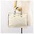 Borsa GUCCI GG Supreme in pelle PVC bianca e oro 190259 Auth 159013 Bianco D'oro - vista 23