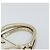 Borsa GUCCI GG Supreme in pelle PVC bianca e oro 190259 Auth 159013 Bianco D'oro - vista 8
