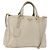Borsa a Mano in Pelle PRADA 2 in 1 Beige Oro Auth ka1369 D'oro