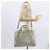 Borsa a Mano in Pelle PRADA 2 in 1 Beige Oro Auth ka1369 D'oro - vista 29