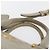Borsa a Mano in Pelle PRADA 2 in 1 Beige Oro Auth ka1369 D'oro - vista 8