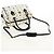 Borsa Boston MCM Logogram Vicetos in pelle PVC 2 in 1 bianca e oro Auth 159053 Bianco D'oro - vista 8