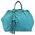 PRADA Bolso de mano de nailon azul claro dorado Auth ka1374 - vista 13