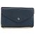 Borsa a spalla in pelle Christian Dior, blu navy e oro, autentica BA9389 D'oro