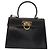 Borsa a mano in pelle Gancini Salvatore Ferragamo 2 in 1 Nero Oro Auth gh1484 - vista 13