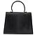 Borsa a mano in pelle Gancini Salvatore Ferragamo 2 in 1 Nero Oro Auth gh1484 - vista 2