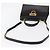 Borsa a mano in pelle Gancini Salvatore Ferragamo 2 in 1 Nero Oro Auth gh1484 - vista 7