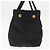Ribbon PRADA Borsa a Mano in Nastro Nylon Nero Argento Auth 160092 - vista 4