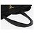 Ribbon PRADA Borsa a Mano in Nastro Nylon Nero Argento Auth 160092 - vista 7
