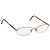 Gafas VERSACE de metal Marrón Auth BA9352 Castaño