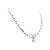 Collana Cartier 'Agrafe' in oro bianco e diamanti. - vista 2