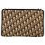 Borsa a Spalla in Tela Trotter Christian Dior Beige Oro Auth 158032 D'oro - vista 2