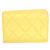 Chanel Coco Mark Tri-fold Wallet Yellow - view 3
