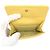 Chanel Coco Mark Tri-fold Wallet Yellow - view 9