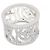 Timeless Chanel Camelia Ring aus Weißgold mit Diamanten Größe 12 Silber - Ansicht 3