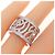 Timeless Chanel Camelia Ring aus Weißgold mit Diamanten Größe 12 Silber - Ansicht 5