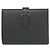 Béarn Cartera Madame Compacta Monocromática Bearn de Hermès Negro