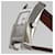 Montre H Hermès Double Tour en acier inoxydable à quartz Blanc  - vue 3
