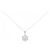 Autre Marque Platin-Diamant-Halskette Silber