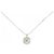 Autre Marque PT900 PT850 Diamond Necklace Silvery